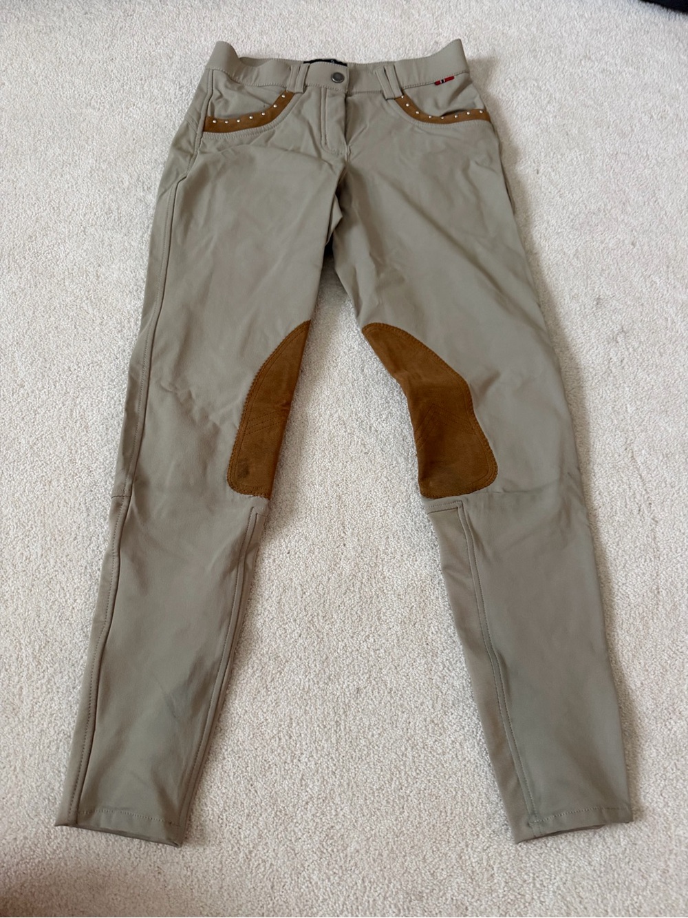 B//Vertigo Womens US24 Tan Show Breeches